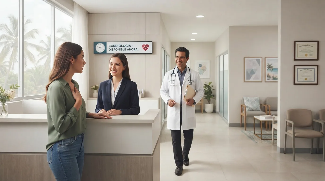 ¿Qué hospital o clínica tiene cardiólogo disponible ahora en Ciudad del Carmen Campeche?